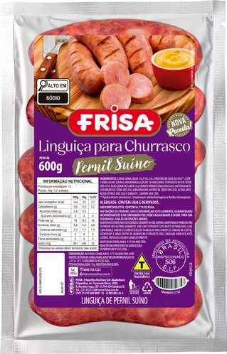 Embalagem Frisa: Linguiça para churrasco